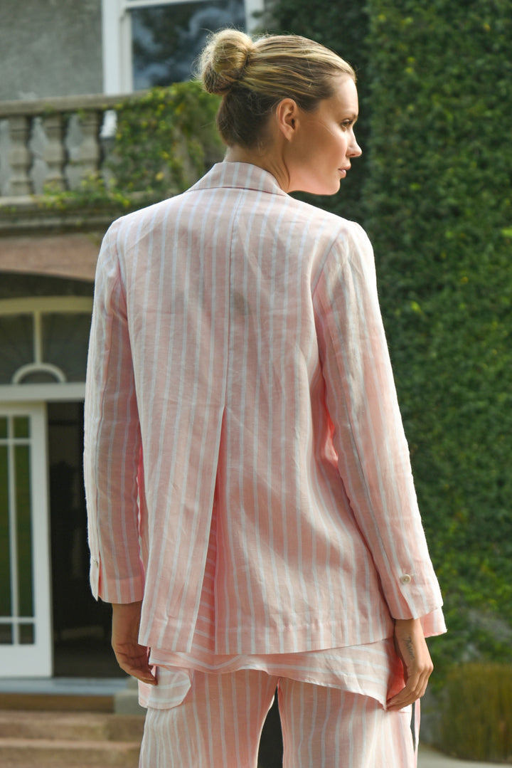 BLAZER CUTTING Blazer (Pink Stripe)