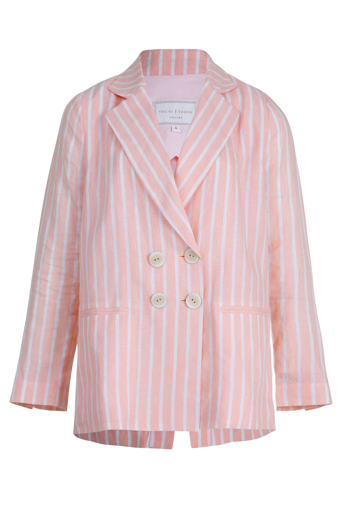 BLAZER CUTTING Blazer (Pink Stripe)