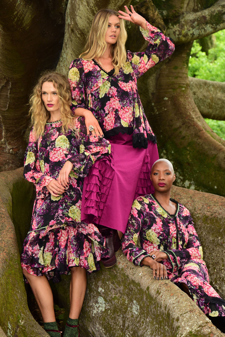 SMOCK IT OFF Tunic (Hydrangea)