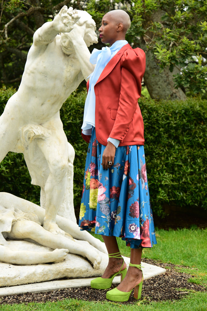 HOW BOW CAN YOU GO Skirt (BLUE)