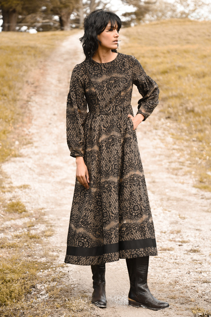 BITTER SWEET SYMPHONY Dress (Olive / Black)