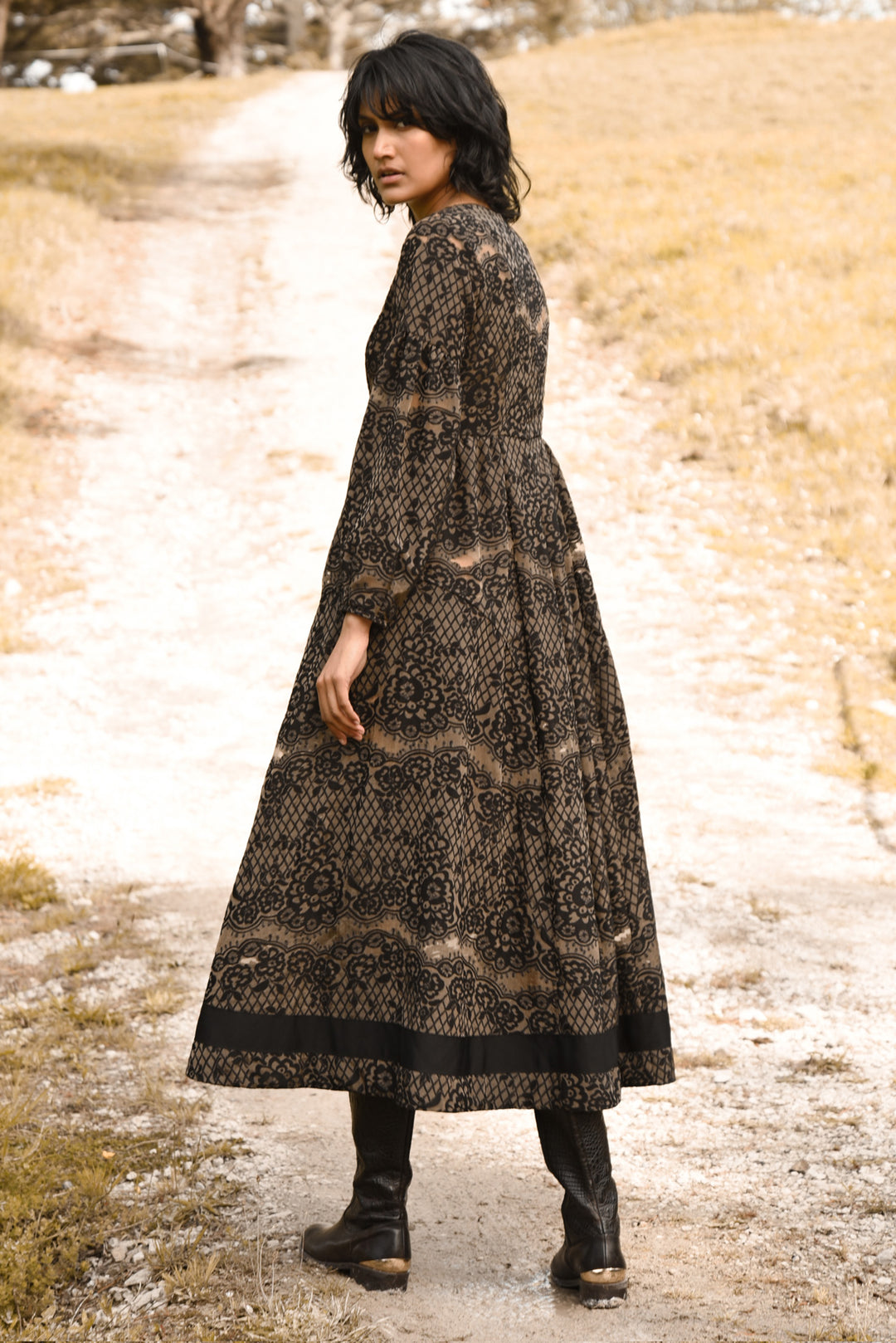 BITTER SWEET SYMPHONY Dress (Olive / Black)
