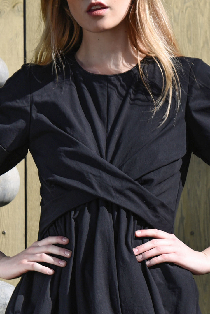 CAUGHT IN A TWIST Dress (Black)