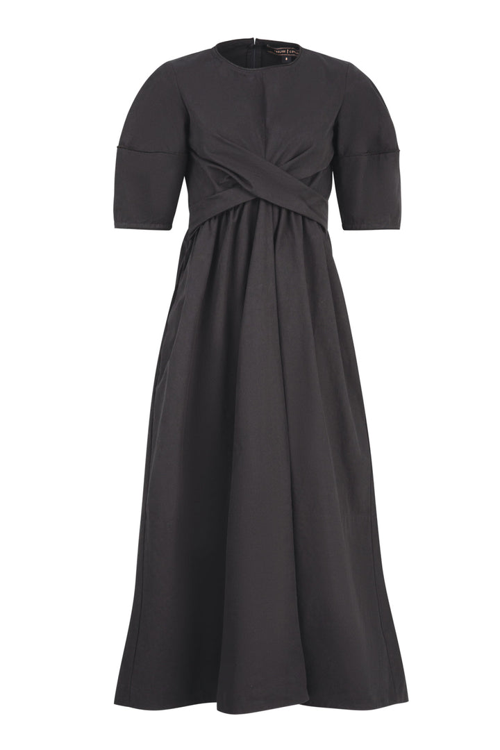 CAUGHT IN A TWIST Dress (Black)