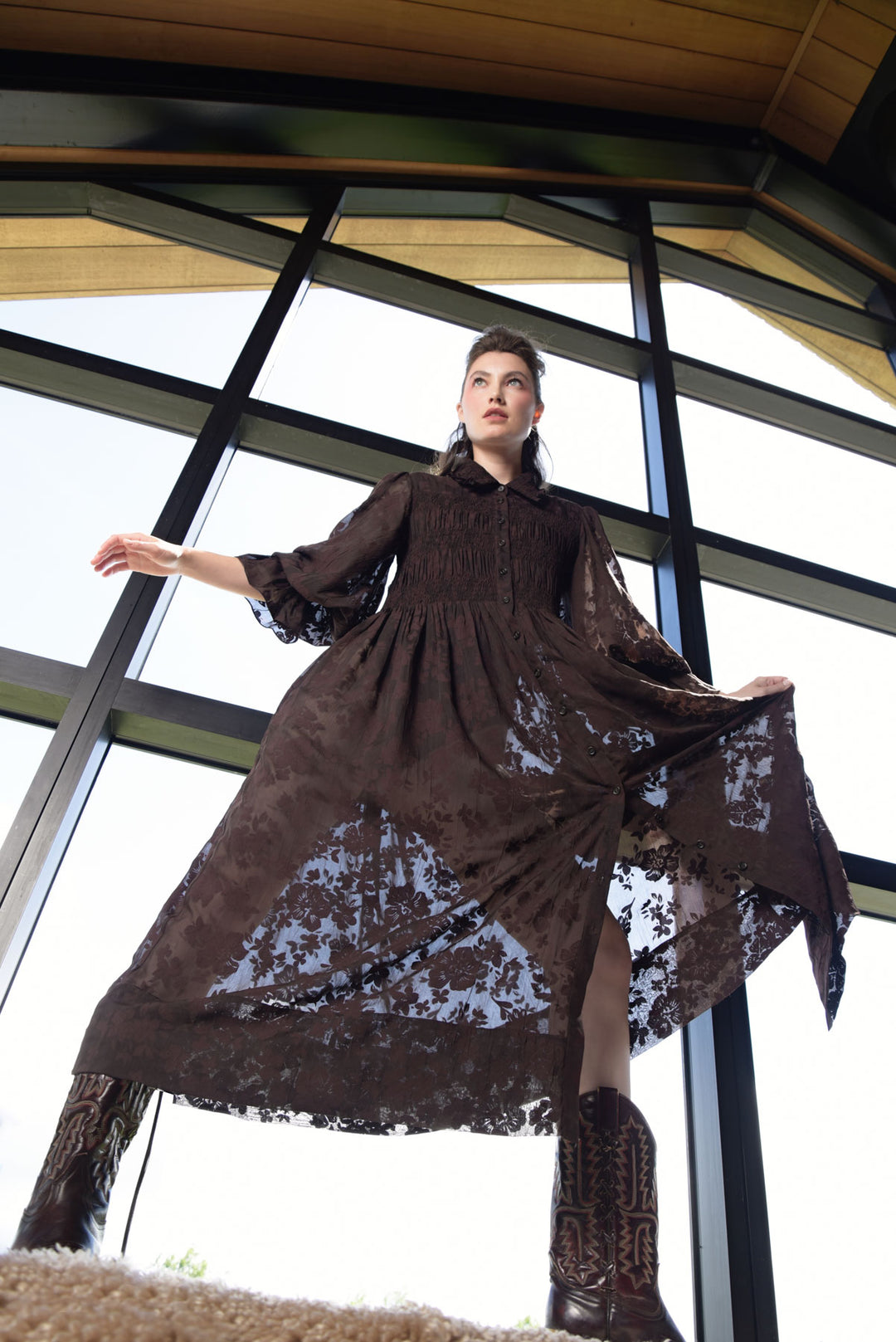 AFTER DARK Dress (Chocolate)