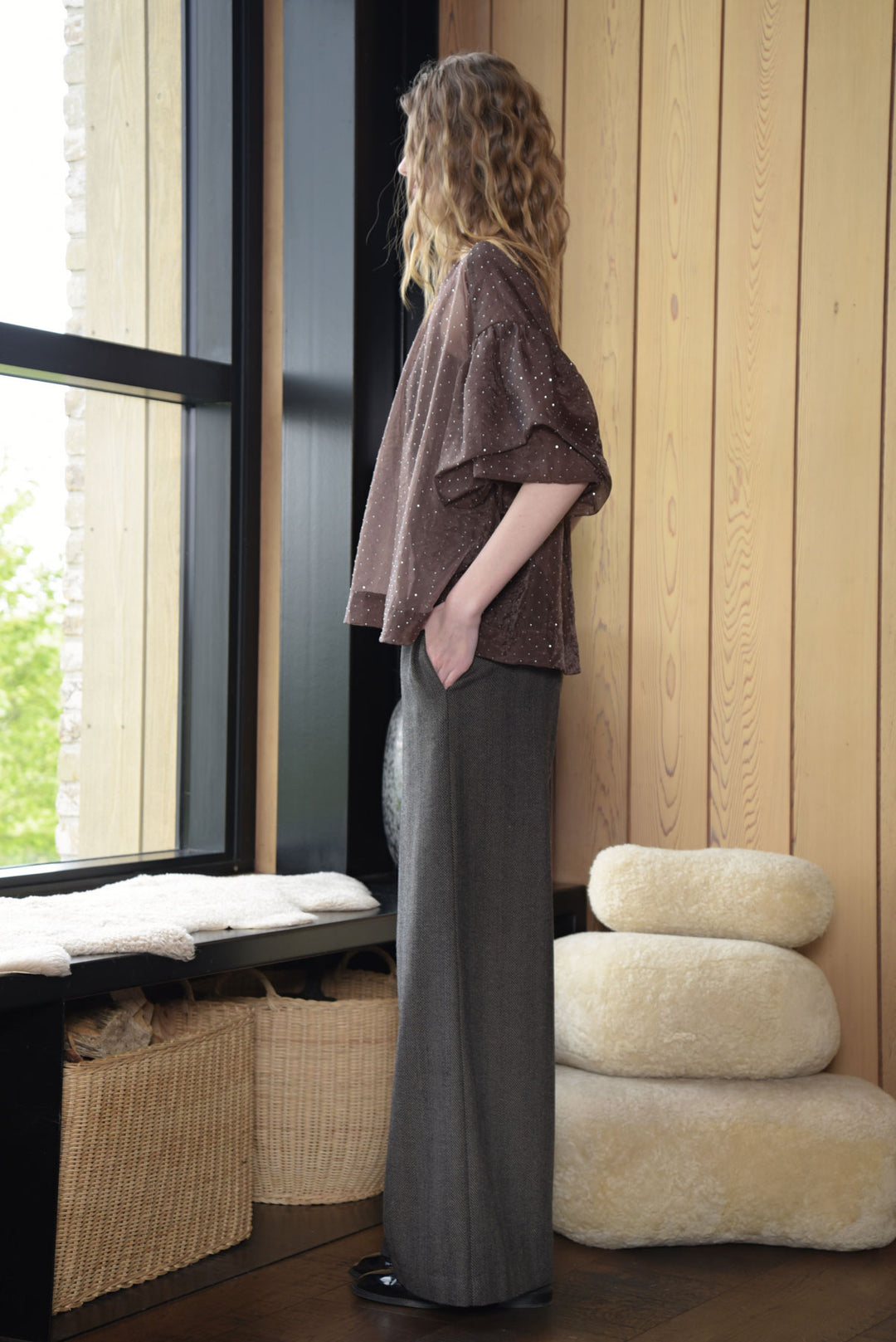 WALK AND TALK Trouser (Gravel)