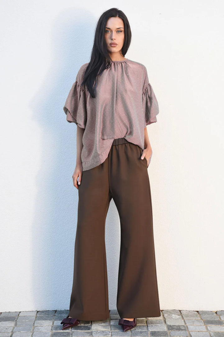 WALK AND TALK Trouser (Chocolate)