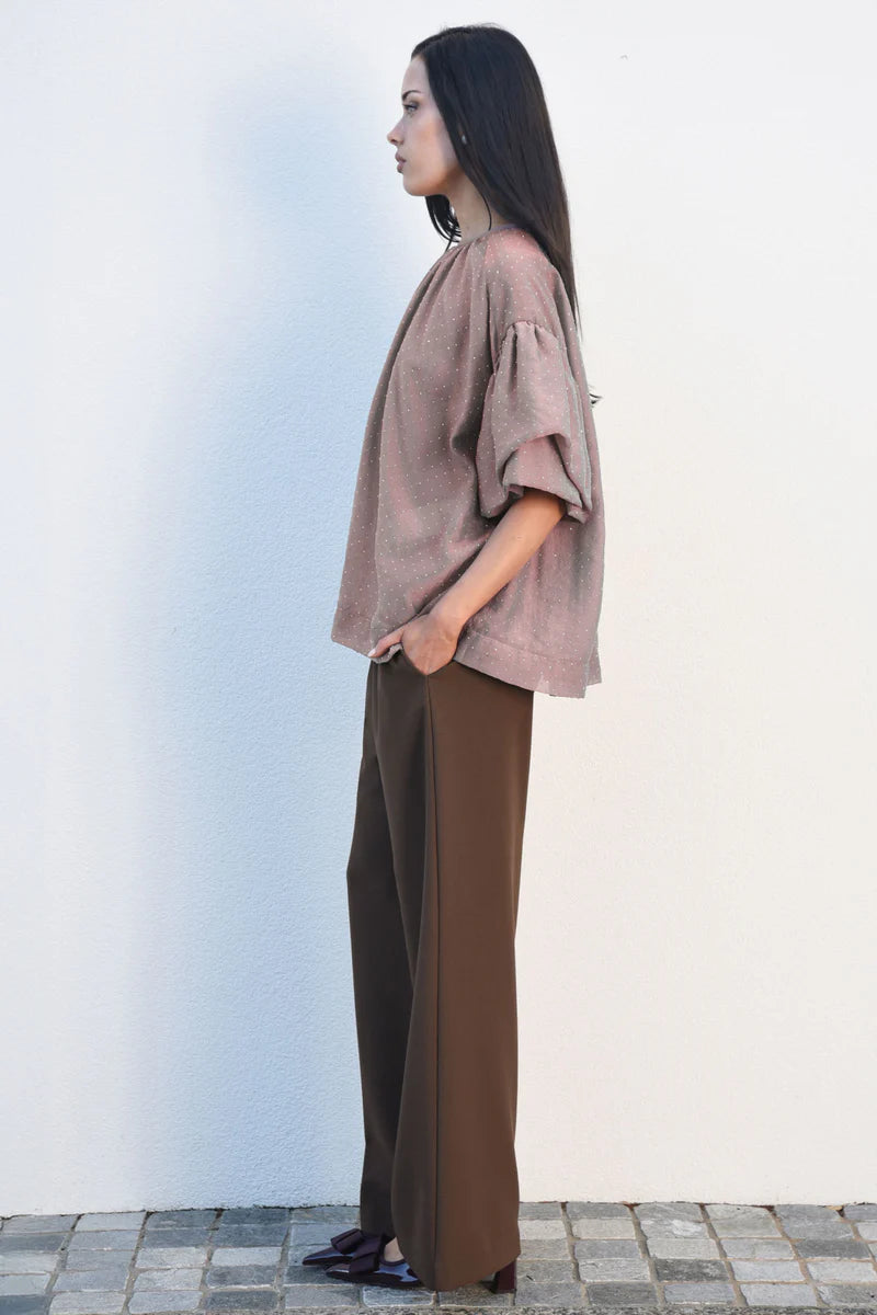 WALK AND TALK Trouser (Chocolate)
