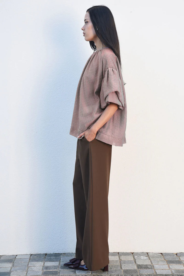 WALK AND TALK Trouser (Chocolate)