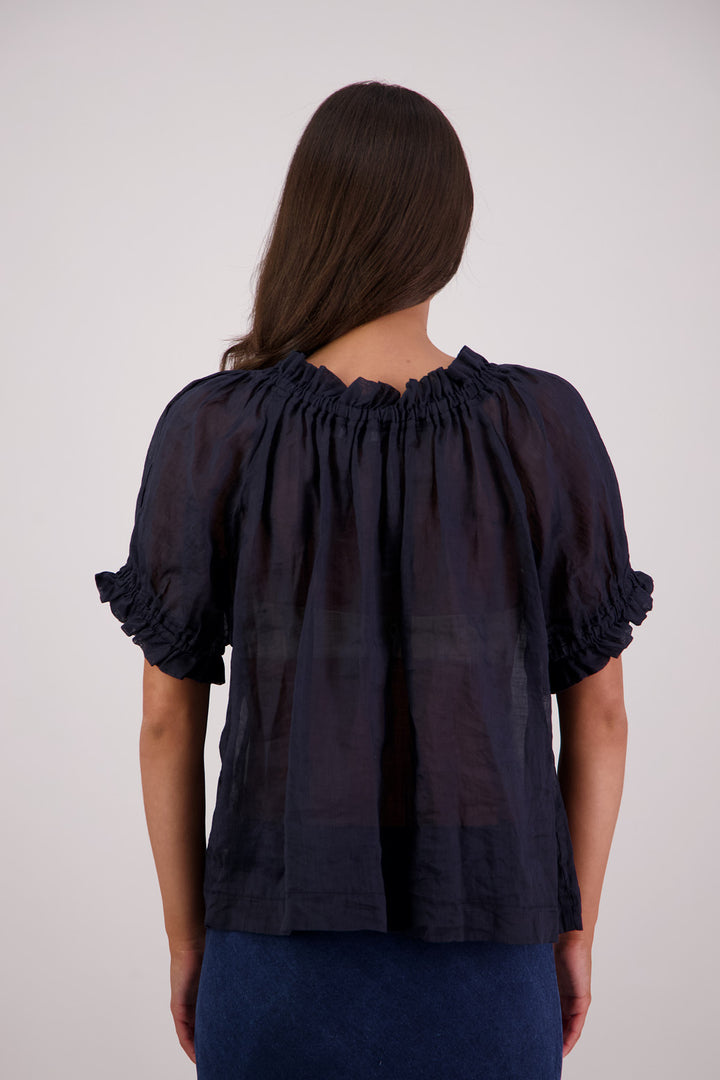 Teddy Top Ramie (Ink)
