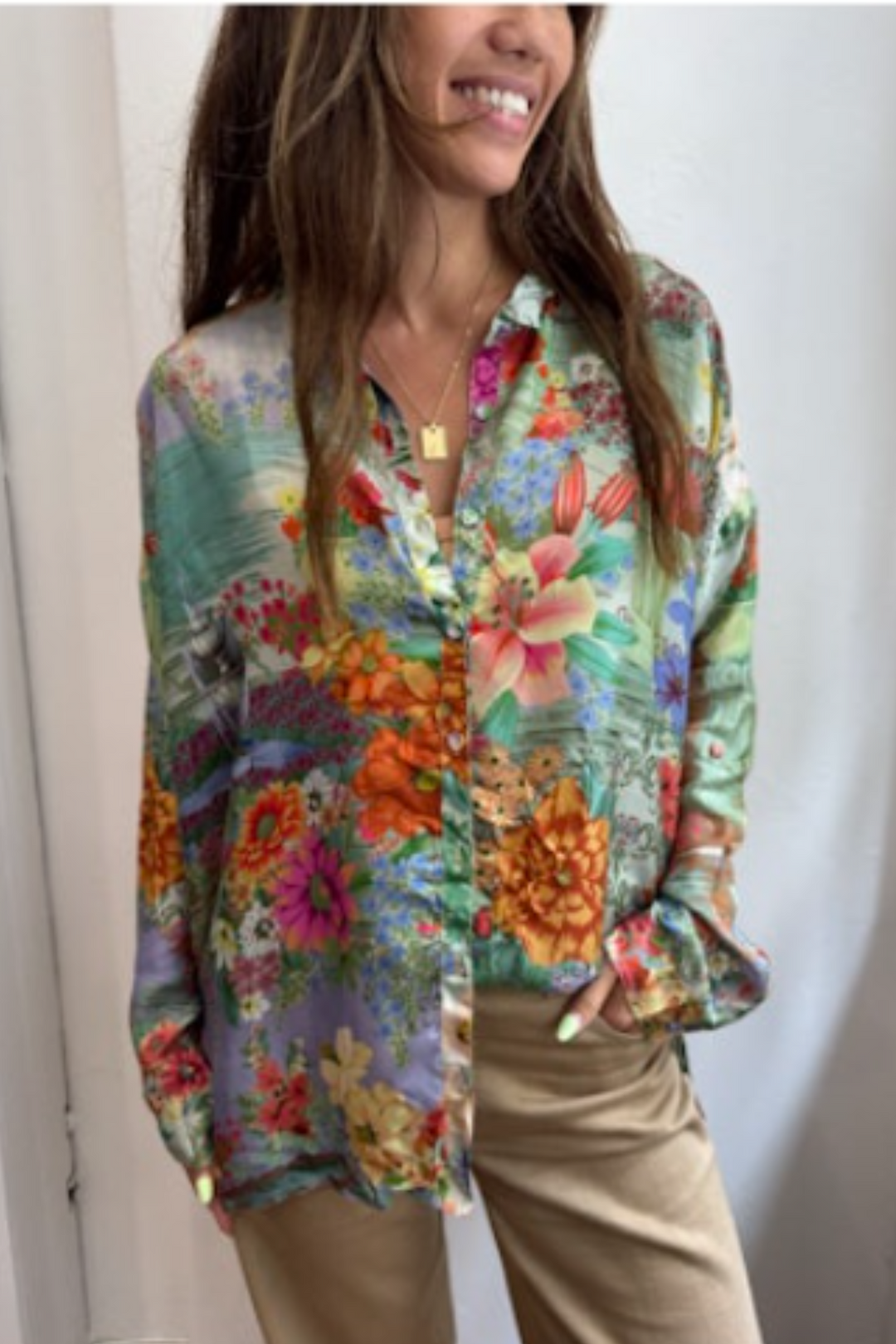 The Audrey Oversized Blouse (Asteria)