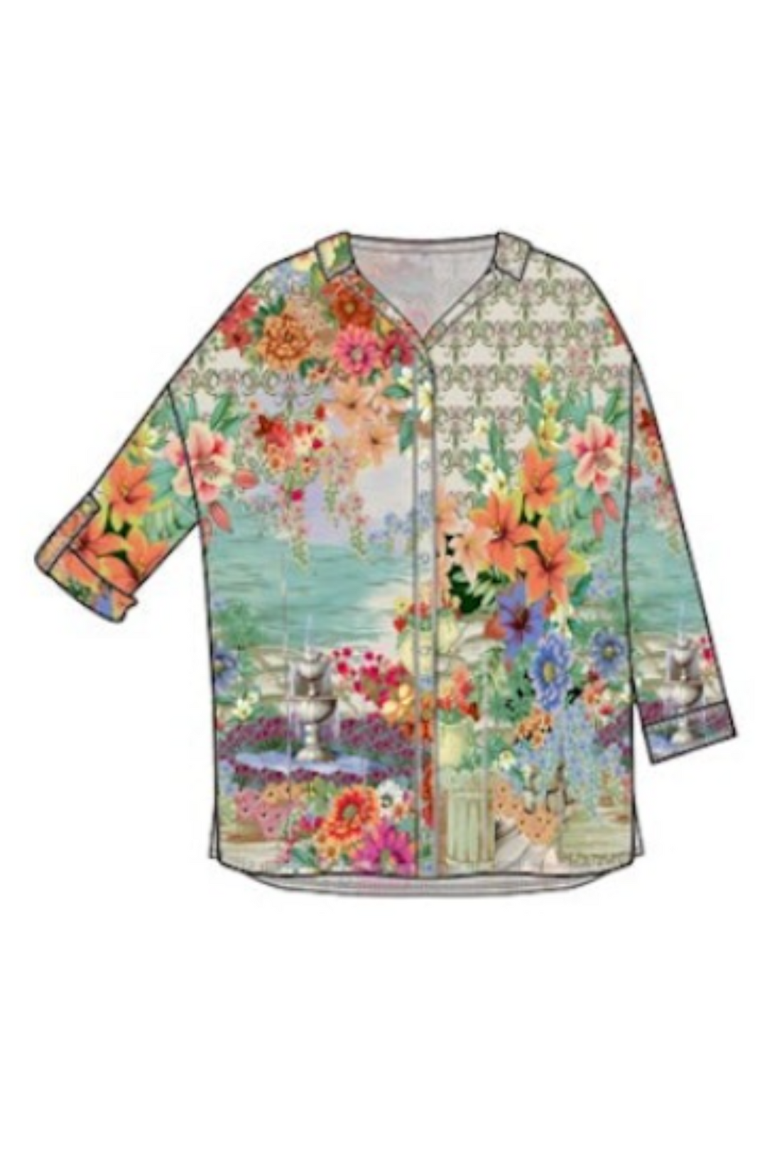 The Audrey Oversized Blouse (Asteria)