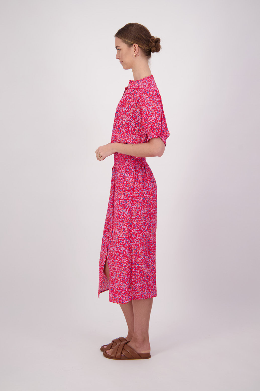 THEA Dress (Red Floral)