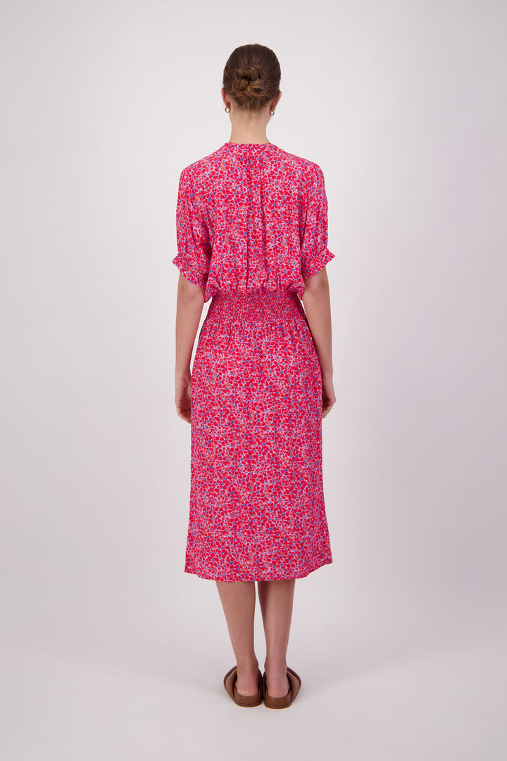 THEA Dress (Red Floral)