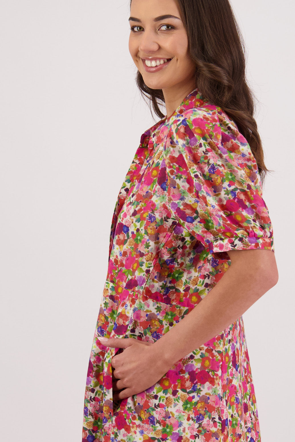 Thelma Dress (Bright Floral)