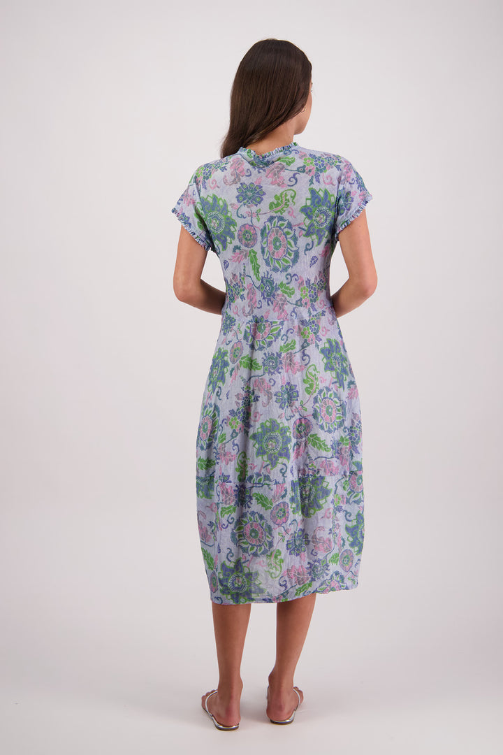 Tori Dress (Floral Blue)