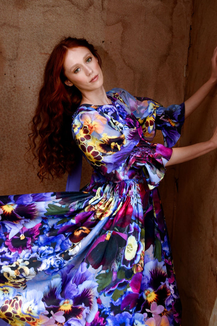 AT A CINCH Dress (PURPLE PANSY)