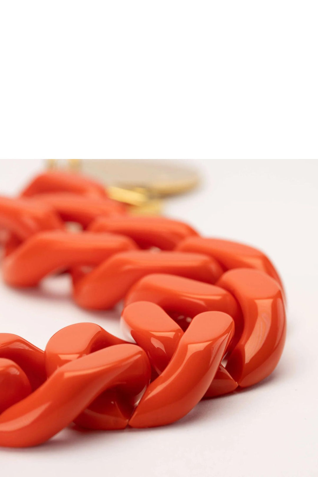 Flat Chain Bracelet (Coral)