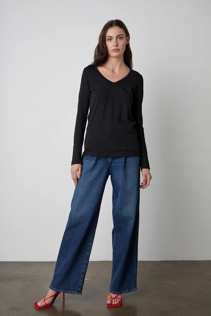 Blaire long sleeve t-shirt (Black)