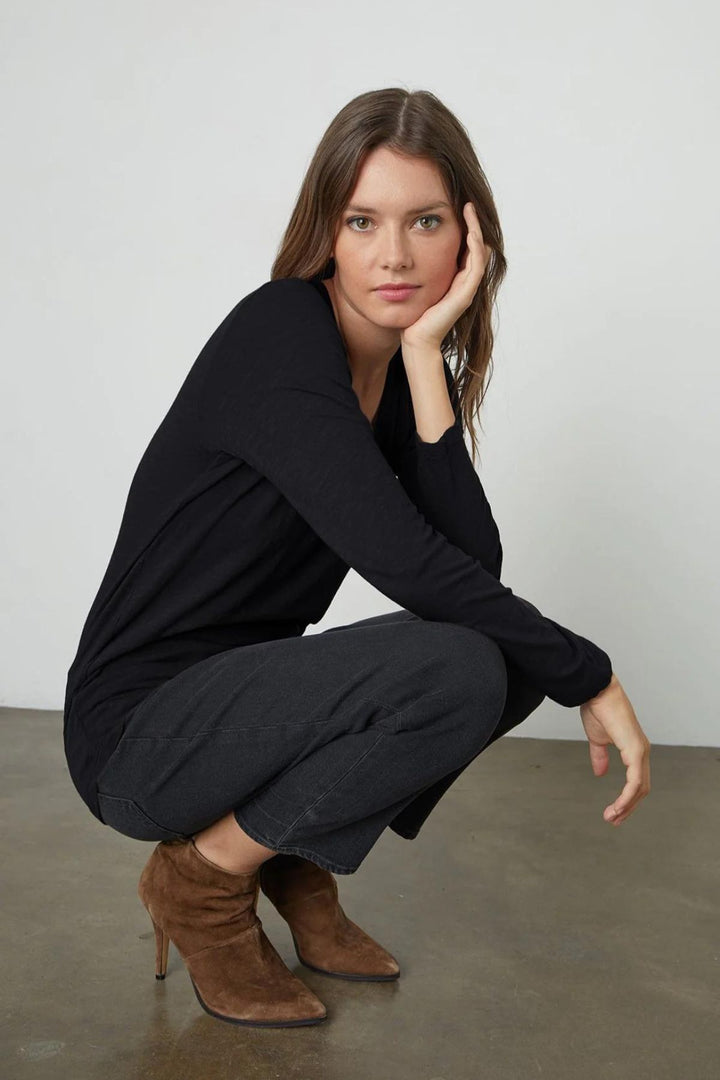 Blaire long sleeve t-shirt (Black)