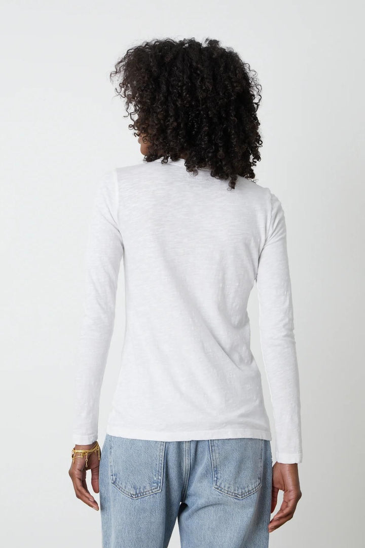 Lizzie long sleeve t-shirt (White)