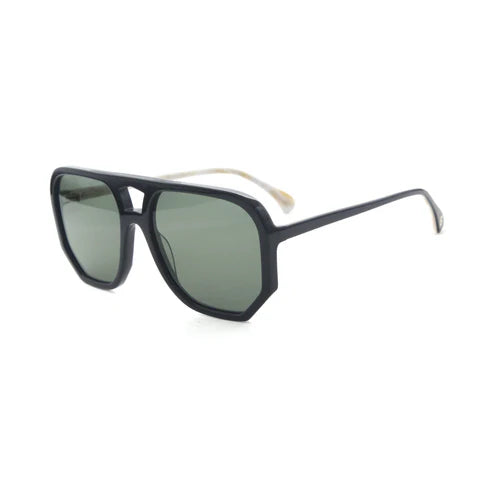 Wager Sunglasses (Black / Green)