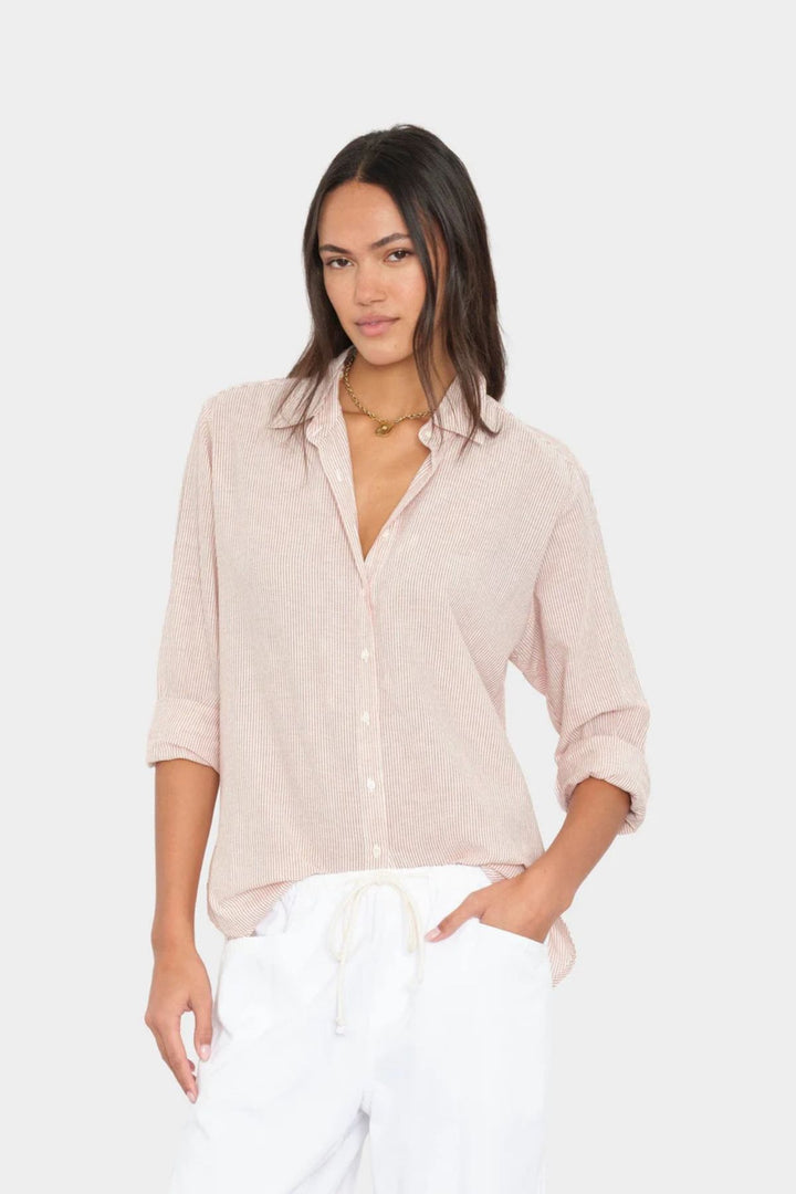 Beau Shirt (Burnt Sienna Stripe)
