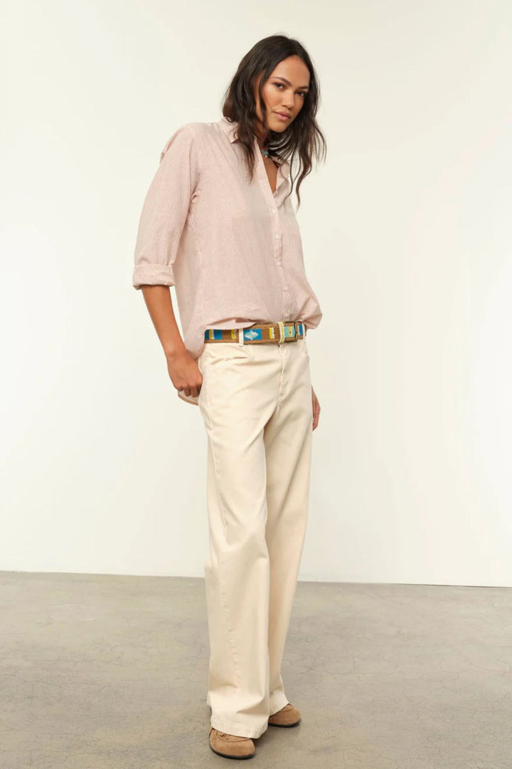 Beau Shirt (Burnt Sienna Stripe)