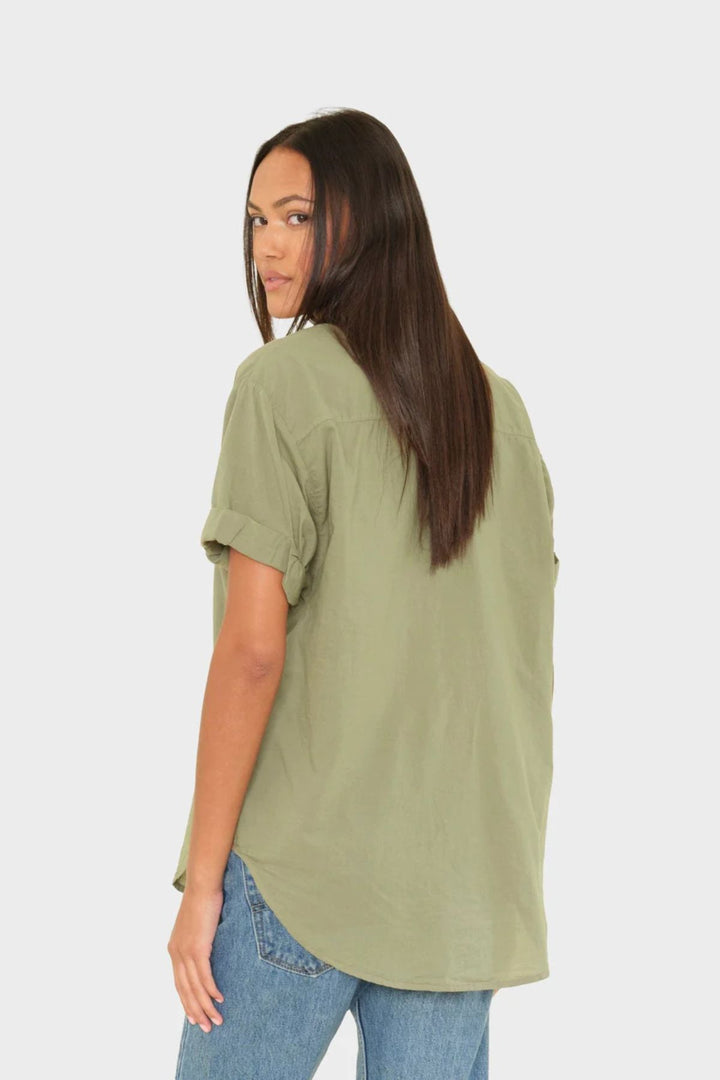 Channing Shirt (Dark Seagrass)