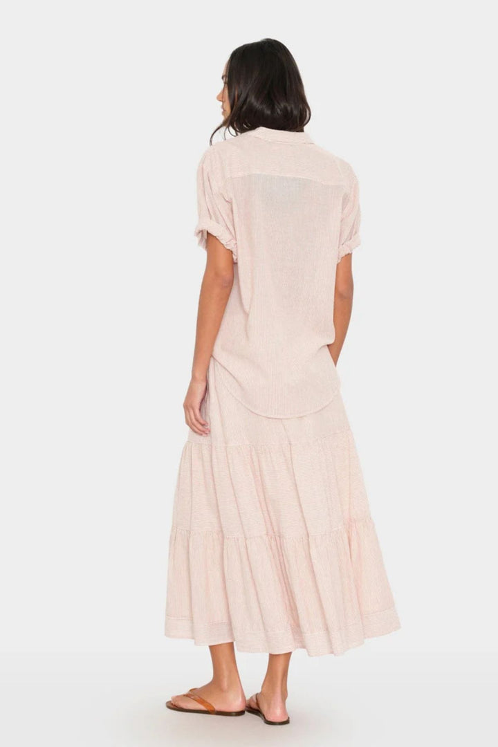 McKenna Skirt (Burnt Sienna Stripe)