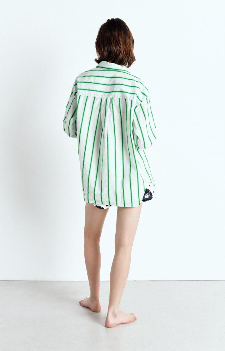 Zatybay Shirt (Neon Lagoon Stripes)