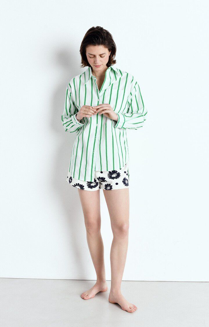 Zatybay Shirt (Neon Lagoon Stripes)