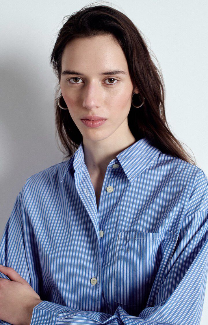 Zatybay Shirt (Aqua Stripes)
