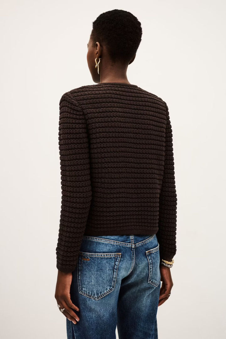 GASPARD Cardigan (Chocolate)