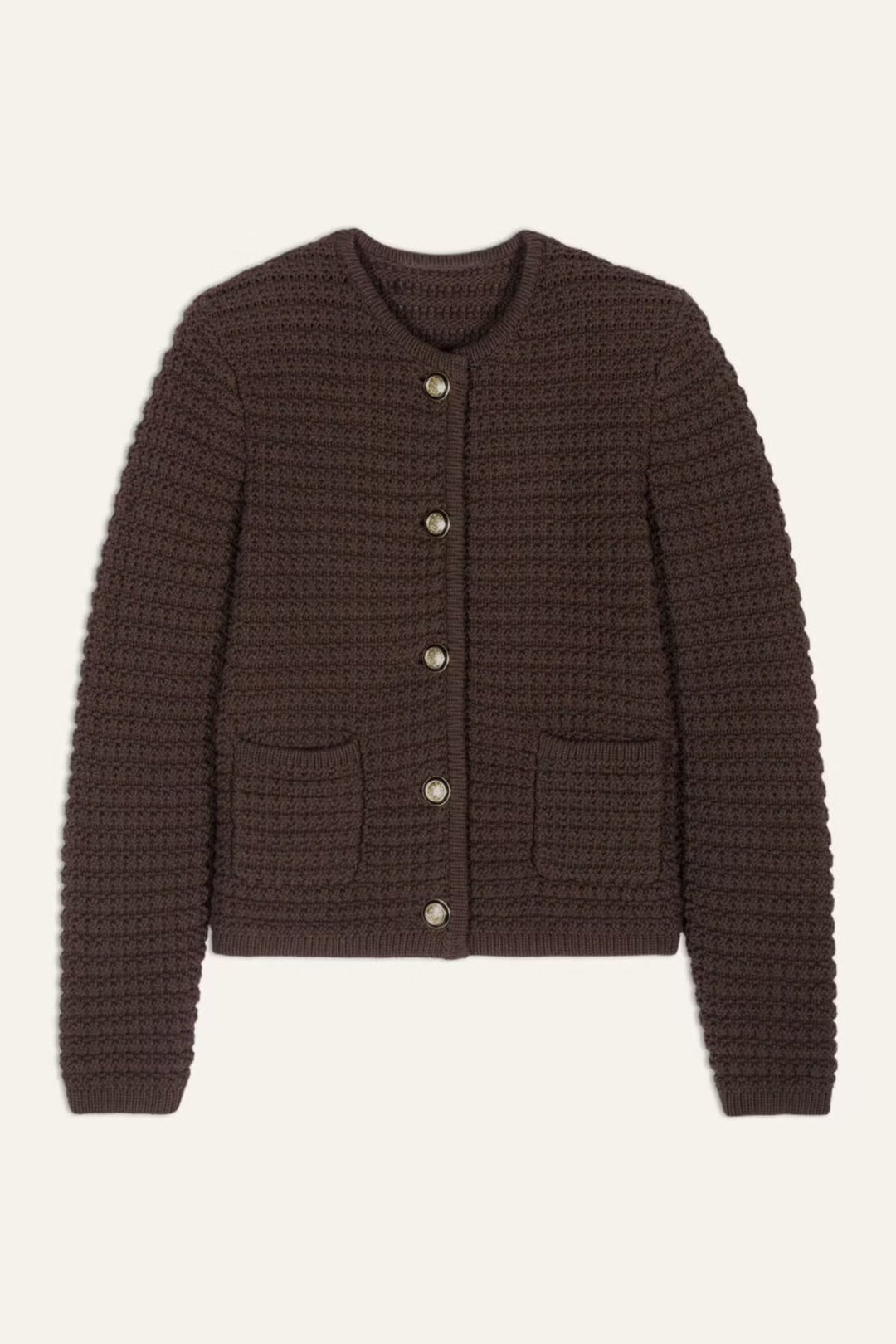 GASPARD Cardigan (Chocolate)
