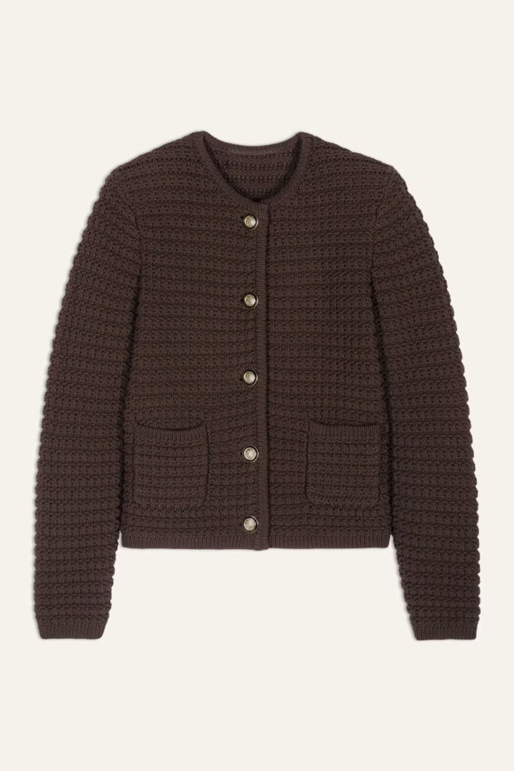 GASPARD Cardigan (Chocolate)