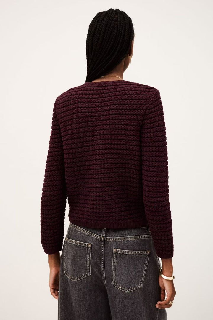GASPARD Cardigan (Bordeaux)