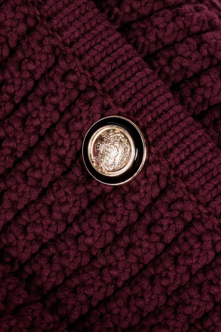 GASPARD Cardigan (Bordeaux)