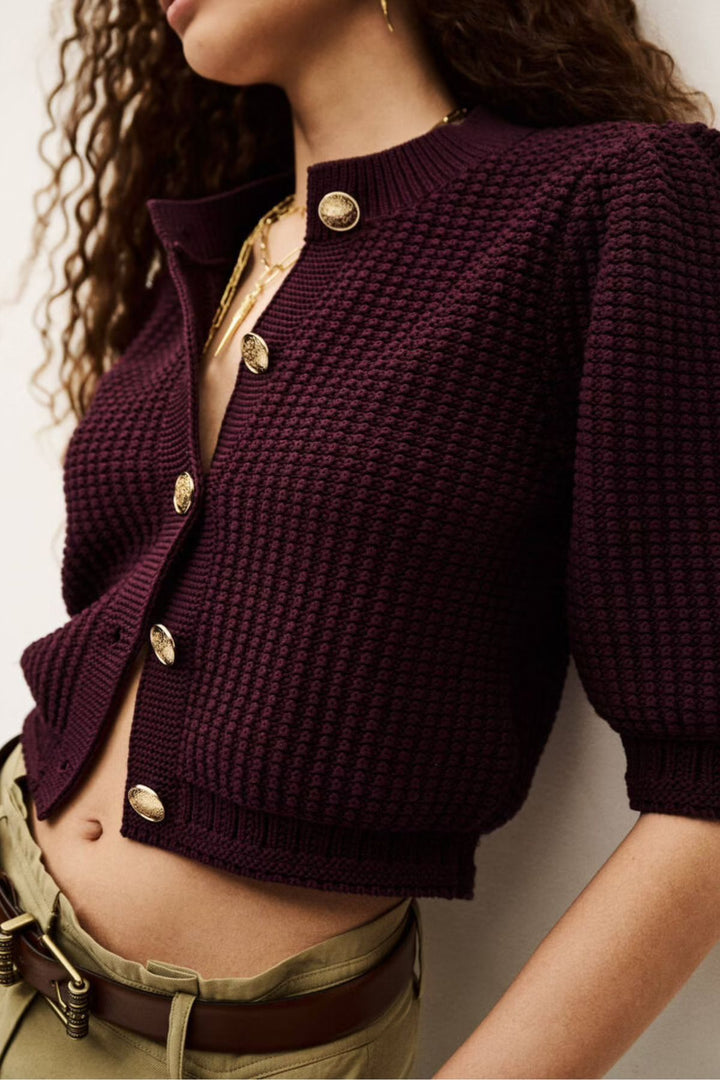 Garance Cardigan (Prune)