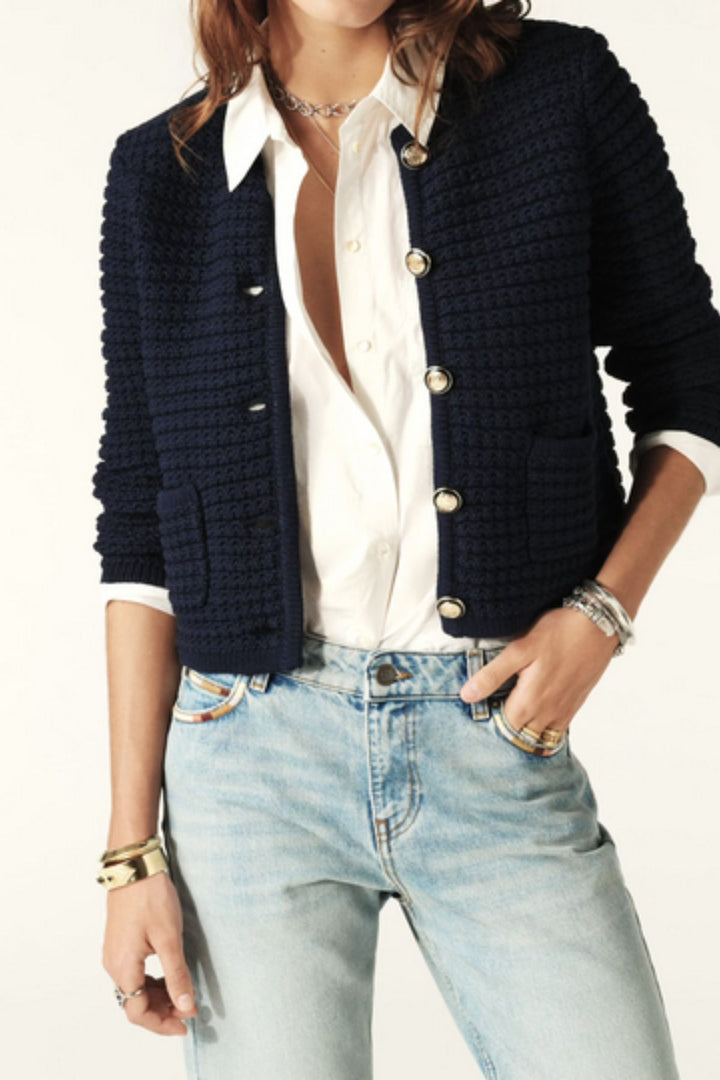 GASPARD Cardigan (Marine)
