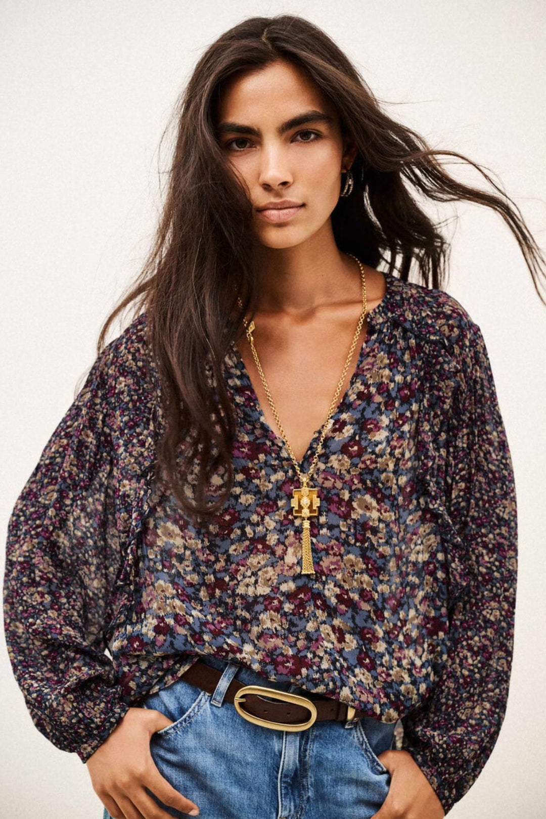 Kross Blouse (Blue)