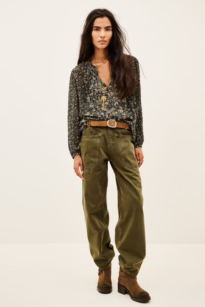 Kross Blouse (Khaki)