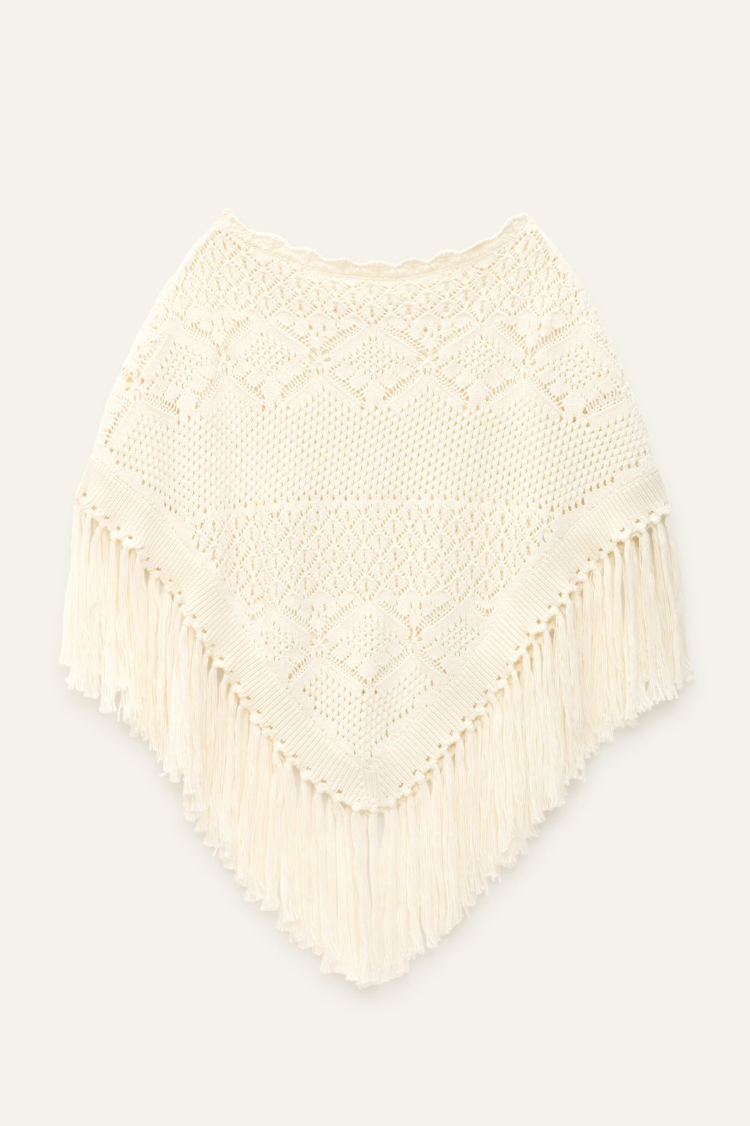 Sandy Poncho (Ecru)
