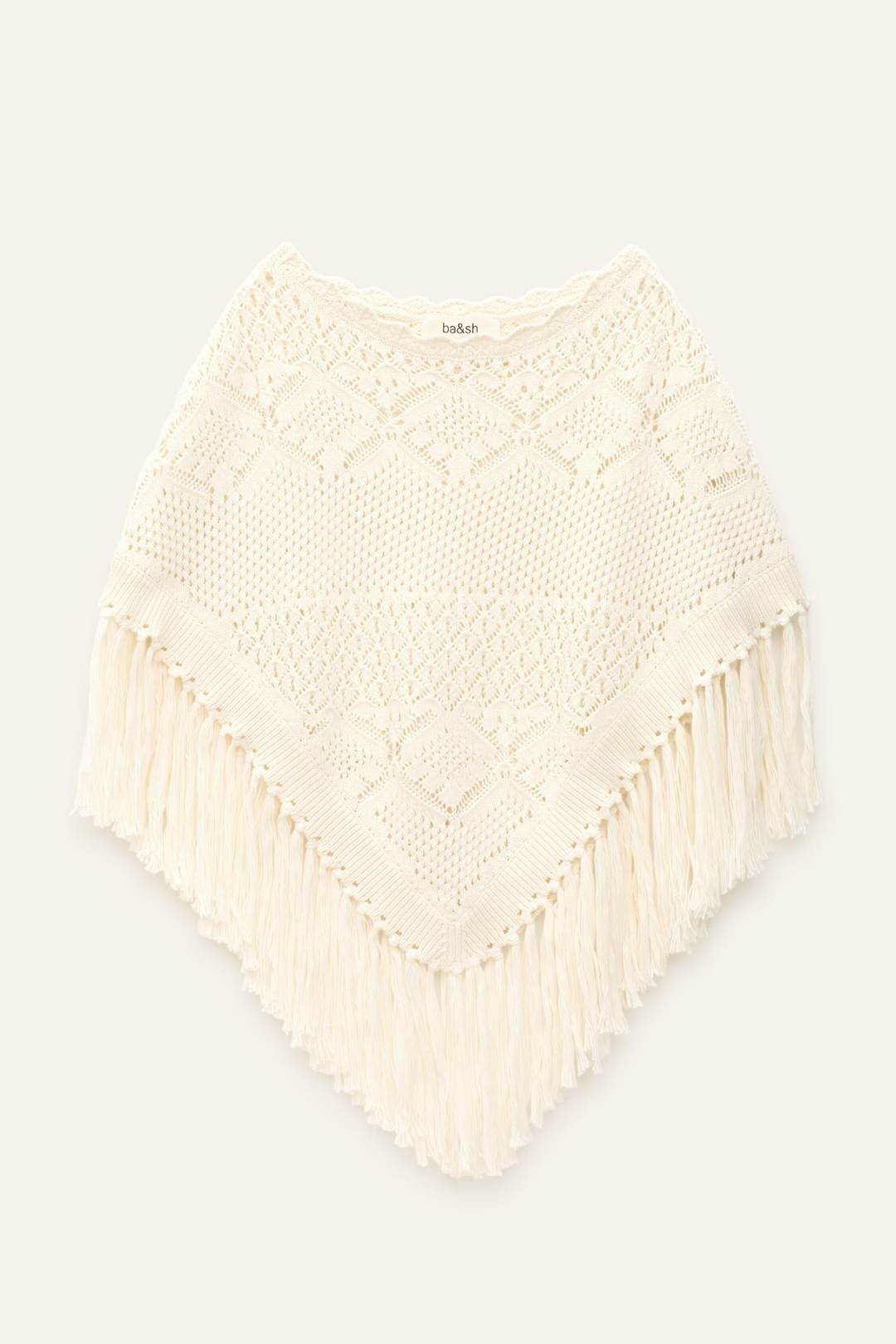 Sandy Poncho (Ecru)