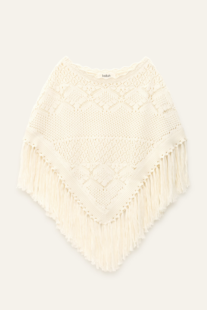 Sandy Poncho (Ecru)