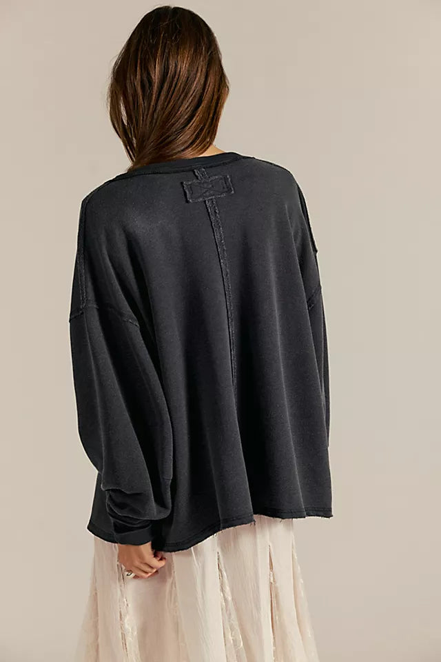 Venice V-Neck (Black Bird Combo)