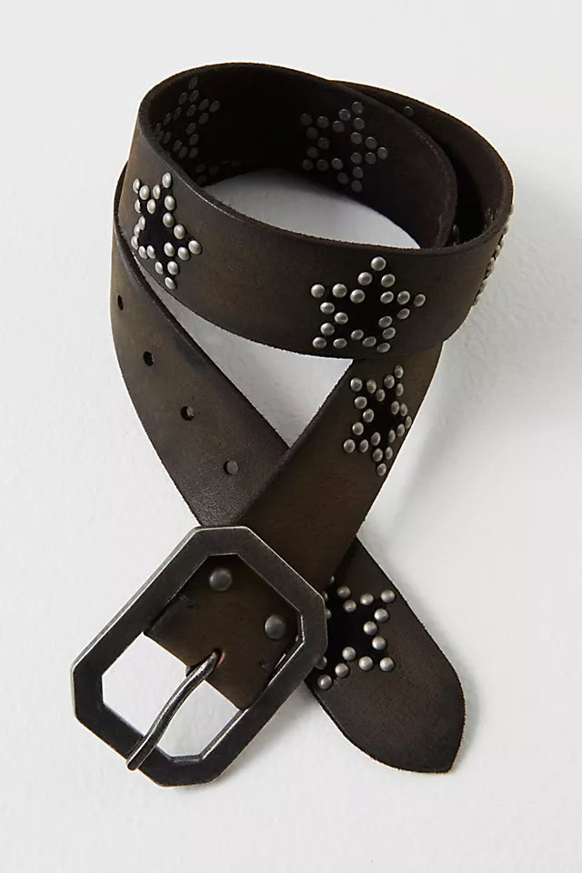 STAR CROSSED STUDDED BELT (Midnight Hour)
