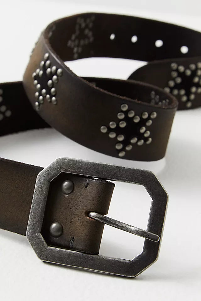 STAR CROSSED STUDDED BELT (Midnight Hour)