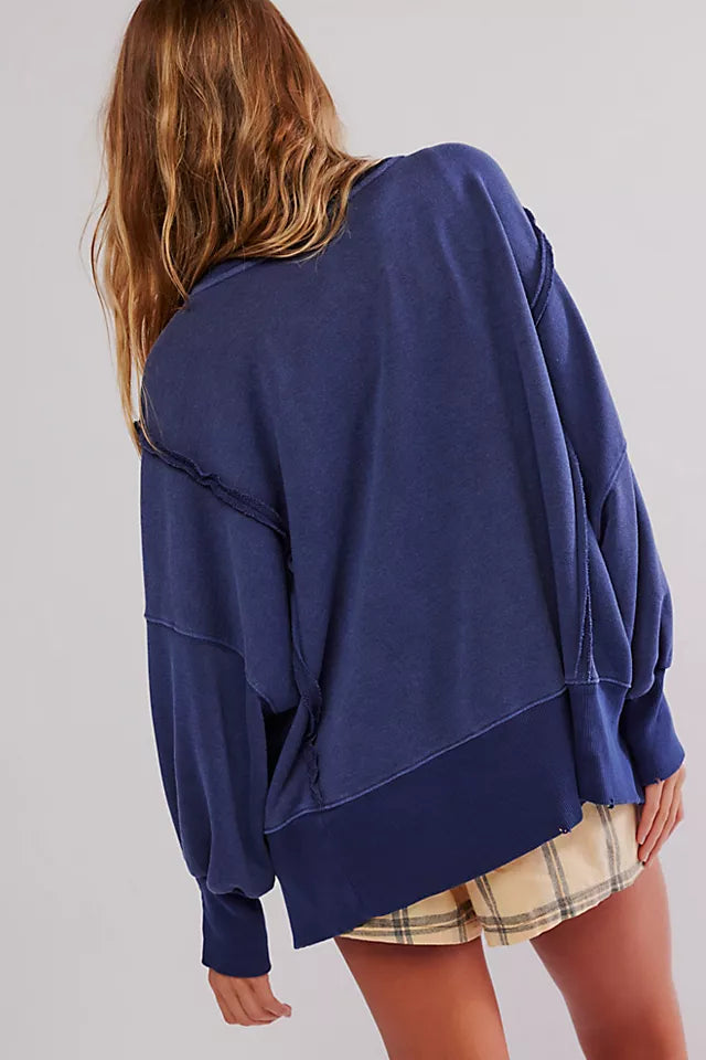 Graphic Camden Top (Navy Combo)