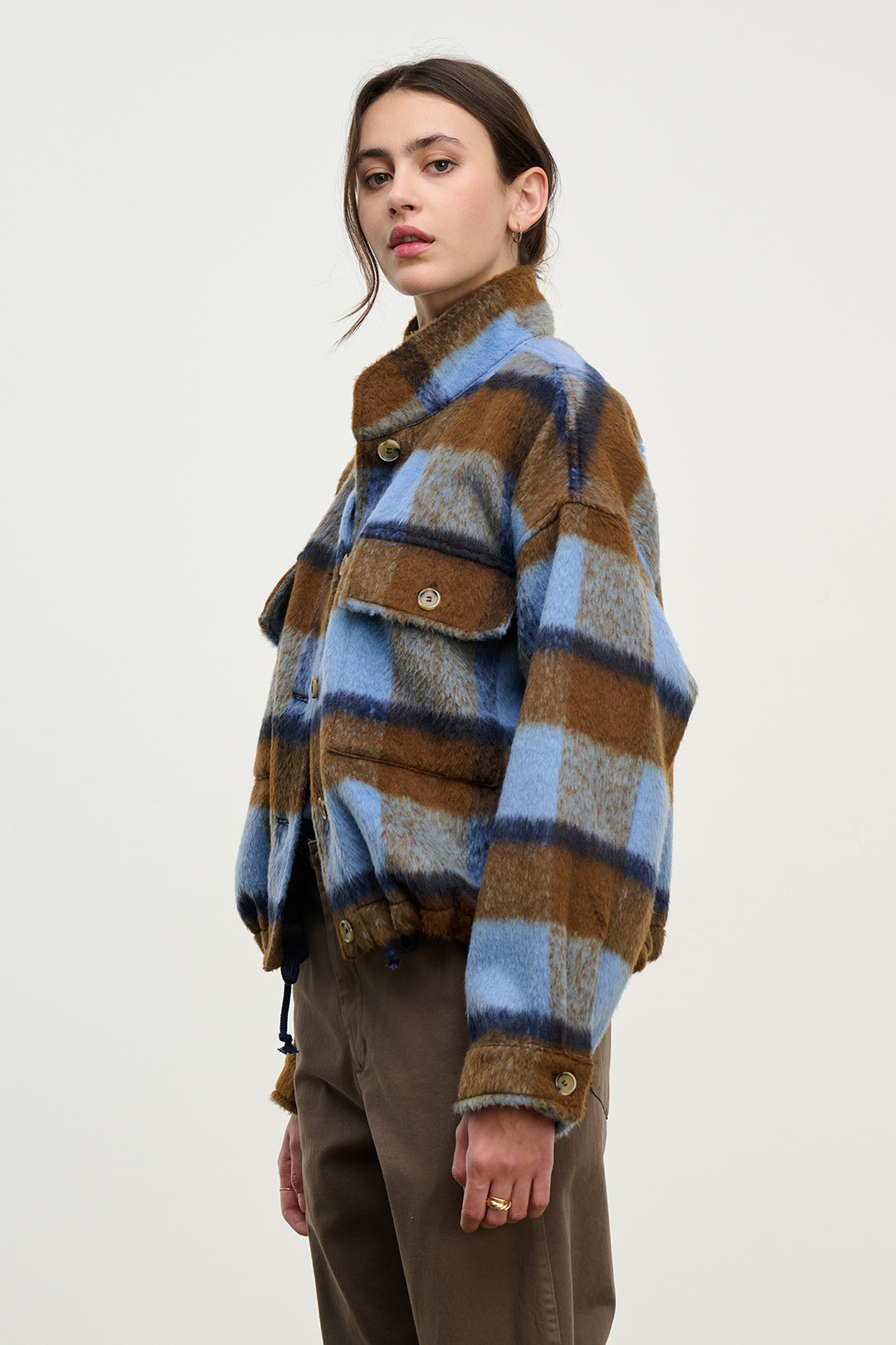 Aubrey Jacket (Brushed Plaid)